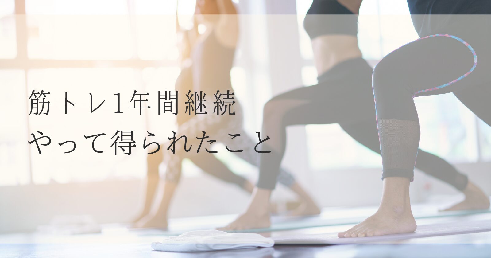 ミニマリストが1年間筋トレをやってみた｜筋トレで得られたもの